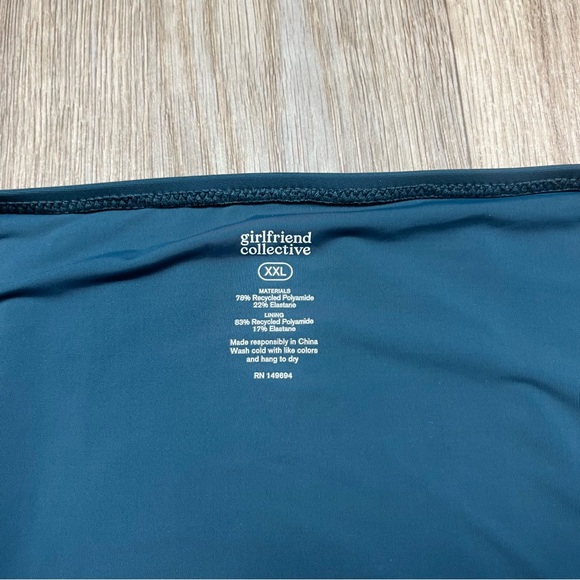 Girlfriend Collective Bikini Bottom teal 2XL - Picture 5 of 5